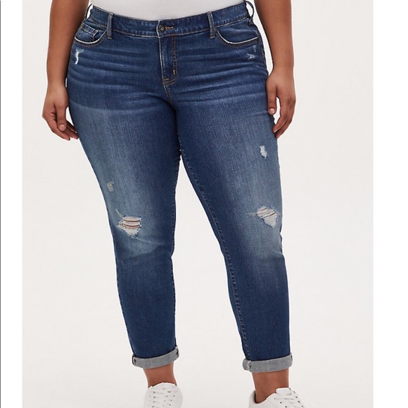 size 18 boyfriend jeans
